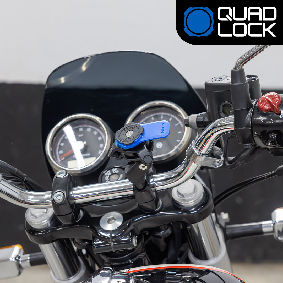 QUAD LOCK MOTORCYCLE HANDLEBAR MOUNT 他 Motorcycle - Handlebar Clamp Bolt Mounts - Quad Lock® UK