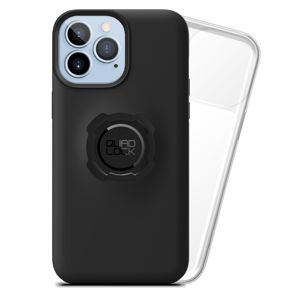 Locking cell phone outlet case