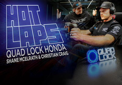 Image: Shane McElrath and Christian Craig Take on Quad Lock Hot Laps